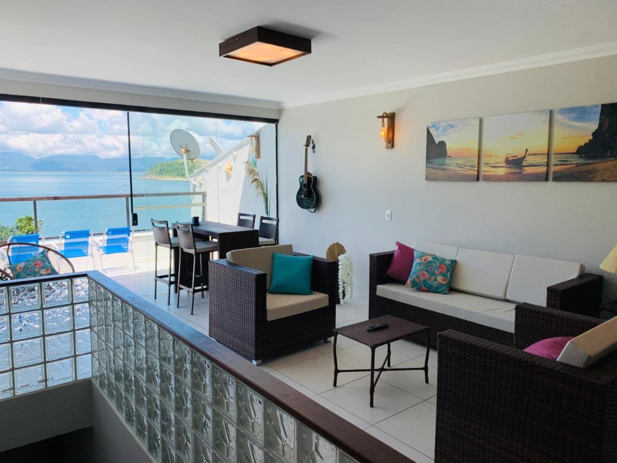 Lindo Duplex Pe Na Areia Com Praia Privativa Карагуататуба Екстер'єр фото